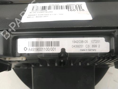 Used Instrument cluster Instrument cluster 39419400 39419400