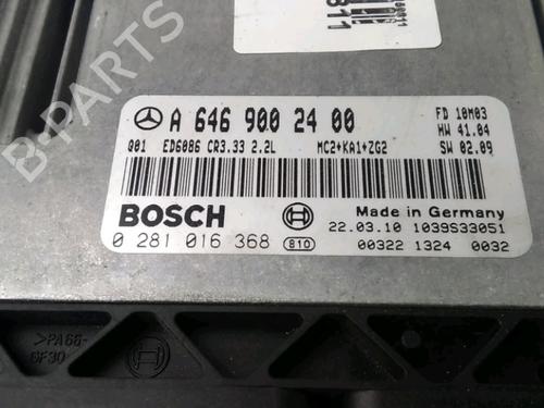 Used Engine control unit (ECU) Engine control unit (ECU) MERCEDES-BENZ VITO / MIXTO Van (W639) 111 CDI (639.601, 639.603, 639.605) (109 hp) 33808814 33808814