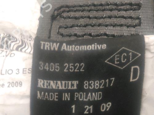 Front right belt tensioner RENAULT CLIO III Grandtour (KR0/1_) 1.5 dCi (KR0F) | BP26442916C88