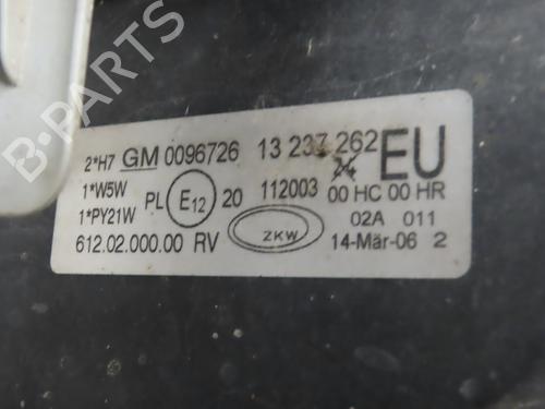 Right headlight OPEL CORSA C (X01) 1.3 CDTI (F08, F68) | BP16461369C29 