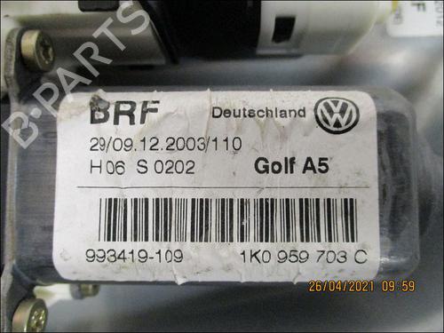 Used Rear left window mechanism VW GOLF V (1K1) 1.6 FSI (115 hp) 10949675