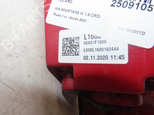 Right taillight KIA SPORTAGE IV (QL, QLE) 1.6 CRDi Eco-Dynamics+ | BP31911618C35