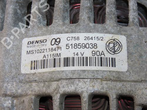 Used Alternator FIAT PUNTO (199_) 1.4 Natural Power (78 hp) 32005326