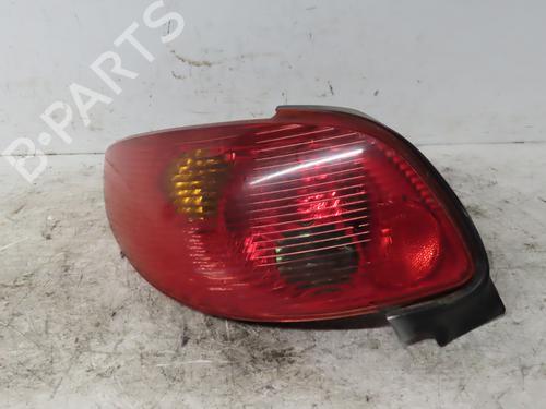 Used Left taillight PEUGEOT 206 Hatchback (2A/C) 1.4 HDi eco 70 (68 hp) 16637841