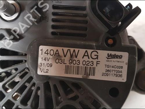 Alternator VW GOLF VI (5K1) 2.0 TDI | BP12585730M7 