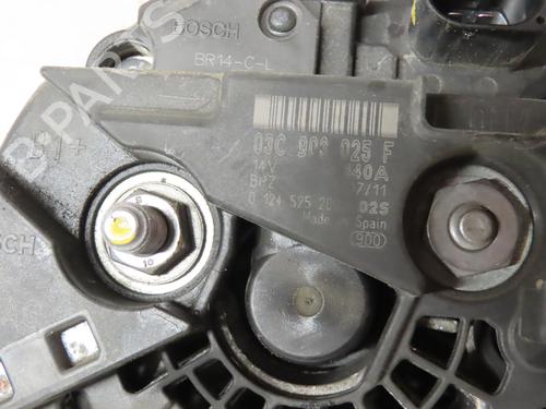 Used Alternator AUDI A1 (8X1, 8XK) 1.2 TFSI (86 hp) 15546499