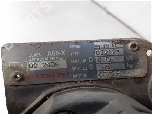 Trækkugle/Mekanisme CITROËN C4 I (LC_) 1.6 HDi (109 hp) 30139521