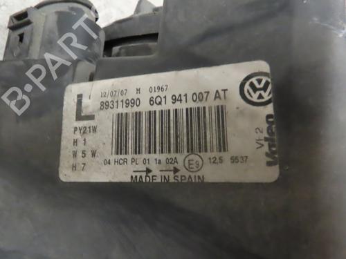 Used Left headlight VW POLO IV (9N_, 9A_) 1.4 TDI (70 hp) 23170778