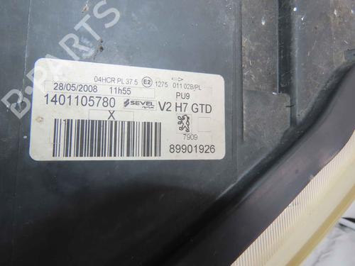 Left headlight PEUGEOT 807 (EB_) 2.0 HDI | BP37056108C28 - Image 4