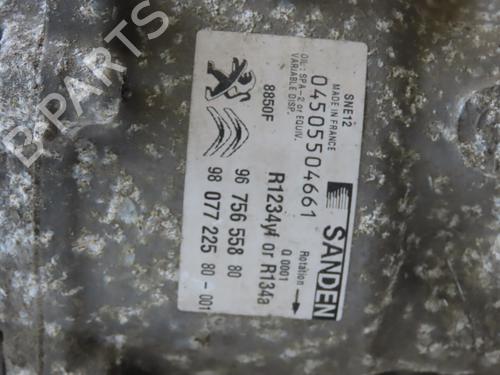 Used AC compressor AC compressor PEUGEOT 208 I (CA_, CC_) 1.6 HDi / BlueHDi 75 (75 hp) 33133226 33133226