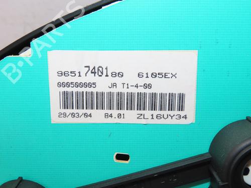 Kombiinstrument PEUGEOT 206 Hatchback (2A/C) 1.1 i | BP29153246C47 