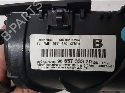 Used Display monitor PEUGEOT 3008 I MPV (0U_) 1.6 HDi (109 hp) 14952979