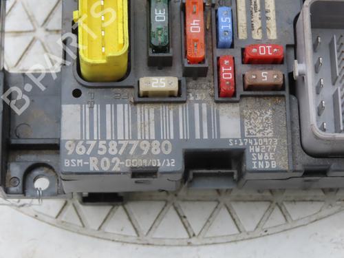 Used Fuse box Fuse box CITROËN C4 Picasso I MPV (UD_) 1.6 HDi 110 (112 hp) 27886931 27886931