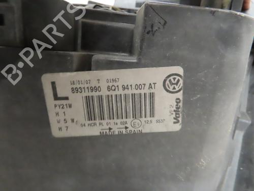 Used Left headlight VW POLO IV (9N_, 9A_) 1.4 TDI (70 hp) 17609917
