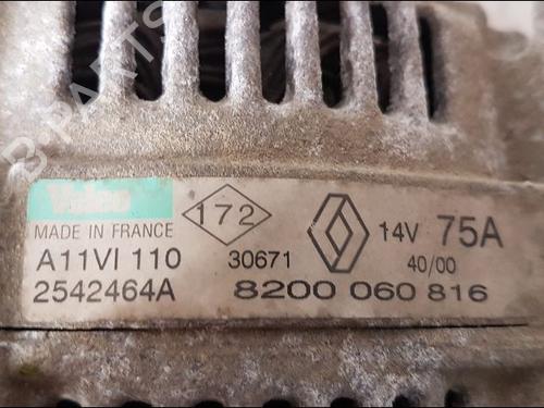 Alternator RENAULT CLIO II (BB_, CB_) 1.2 (BB0A, BB0F, BB10, BB1K, BB28, BB2D, BB2H, CB0A,... | BP13318155M7 