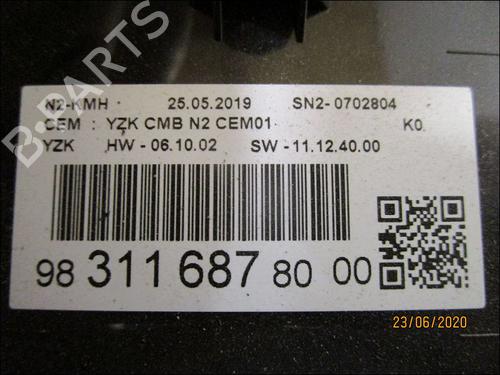 Instrument cluster CITROËN JUMPY III Van (V_) 2.0 BlueHDi 180 | BP10945858C47