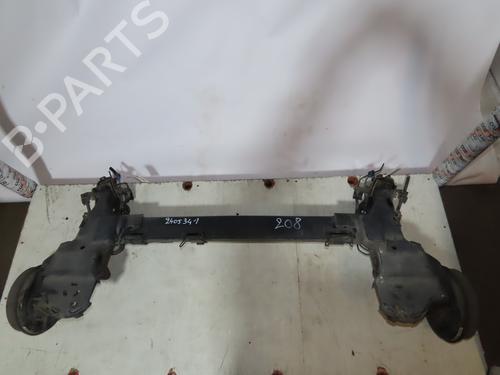 Used Rear axle PEUGEOT 208 I (CA_, CC_) 1.6 HDi / BlueHDi 75 (75 hp) 27812121