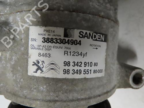 Used AC compressor PEUGEOT 308 II (LB_, LP_, LW_, LH_, L3_) 1.5 BlueHDi 130 (131 hp) 15378092
