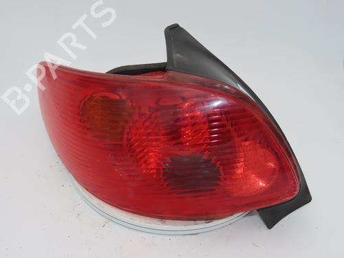 Used Left taillight PEUGEOT 206+ (2L_, 2M_) 1.4 HDi eco 70 (68 hp) 20181160
