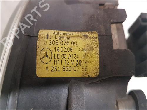 Used Right front fog light Right front fog light MERCEDES-BENZ B-CLASS Sports Tourer (W245) B 200 CDI (245.208) (140 hp) 10951554 10951554