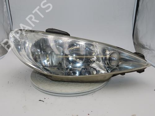 Højre forlygte PEUGEOT 206 Hatchback (2A/C) 1.4 HDi eco 70 (68 hp) 24345051