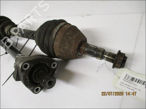 Used Right front driveshaft OPEL ZAFIRA / ZAFIRA FAMILY B (A05) 1.7 CDTI (M75) (110 hp) 10942202