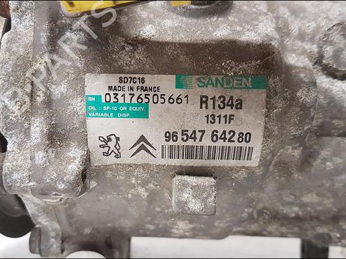 Used AC compressor PEUGEOT 407 (6D_) 2.0 HDi 135 (6DRHRH, 6DRHRE, 6DRHRG, 6DRHRJ) (136 hp) 13214102