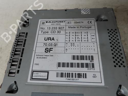 Radio OPEL MERIVA A MPV (X03) 1.7 CDTI (E75) | BP16859635E6 