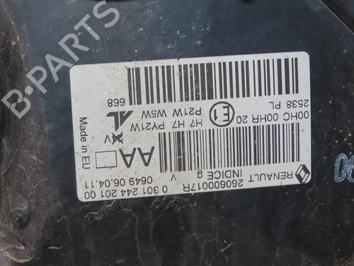 Left headlight RENAULT MEGANE III Hatchback (BZ0/1_, B3_) 1.9 dCi (BZ0N, BZ0J) | BP33188629C28 - Image 5