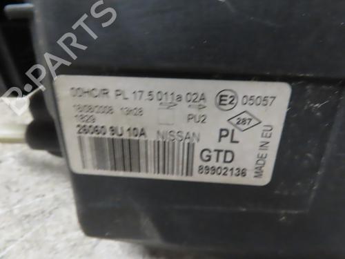Right headlight NISSAN NOTE (E11, NE11) 1.4 | BP18732372C29 