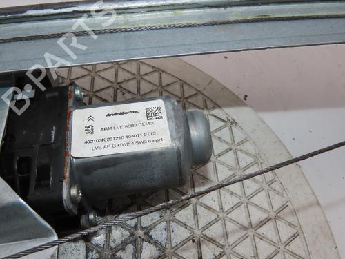 Used Front left window mechanism Front left window mechanism CITROËN BERLINGO MULTISPACE (B9) 1.6 HDi 90 (92 hp) 36343716 36343716