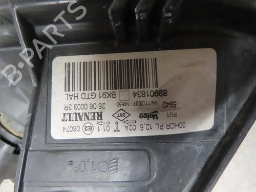Left headlight RENAULT LAGUNA III (BT0/1) 1.5 dCi (BT00, BT0A, BT0T, BT1J) | BP19089624C28 