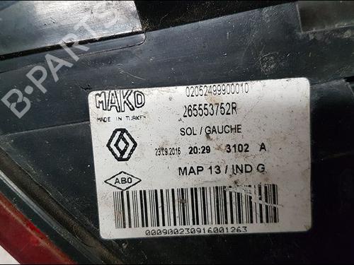 Left taillight RENAULT CLIO IV (BH_) 1.5 dCi 75 | BP12992716C34 