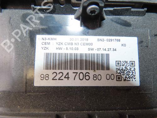 Instrument cluster PEUGEOT EXPERT Van (V_) 1.6 BlueHDi 115 | BP37057794C47 - Image 3