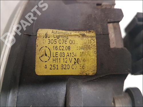 Right front fog light MERCEDES-BENZ B-CLASS Sports Tourer (W245) B 200 CDI (245.208) | BP10951554C31 