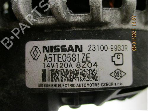 Used Alternator RENAULT CAPTUR I (J5_, H5_) 1.3 TCe 150 (J5NK, J5JS) (150 hp) 10940584