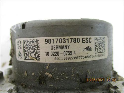 Used ABS pump DS DS 3 (SA_) 1.6 BlueHDi 100 (SABHY0, SABHYT) (99 hp) 10945045