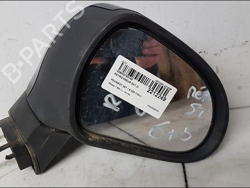 Used Right mirror PEUGEOT 207 SW (WK_) 1.6 HDi (112 hp) 12207496