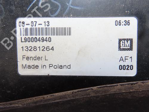 Used Left taillight OPEL ASTRA J GTC 1.7 CDTI (08) (110 hp) 26197082