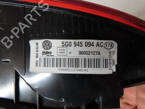 Used Right tailgate light VW GOLF VII (5G1, BQ1, BE1, BE2) 1.6 TDI (110 hp) 16859773