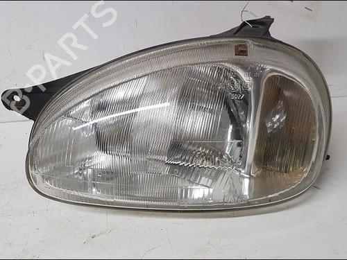 Used Left headlight OPEL CORSA B (S93) 1.0 i 12V (F08, F68, M68) (54 hp) 13301522