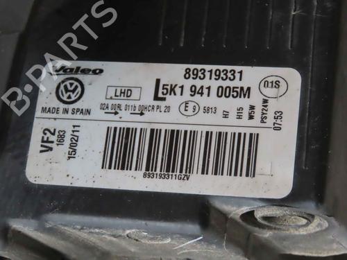 Left headlight VW GOLF VI (5K1) 1.4 | BP37056558C28 - Image 5