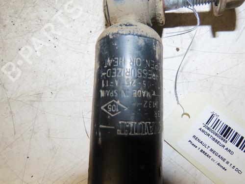 Right rear shock absorber RENAULT MEGANE III Grandtour (KZ0/1) 1.5 dCi (KZ1M, KZ1W, KZ0R) | BP22692853M19 