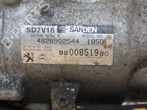AC compressor CITROËN JUMPY II Van 1.6 HDi 90 8V | BP36659313M34 - Image 4