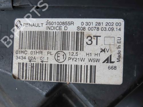 Right headlight RENAULT CAPTUR I (J5_, H5_) 1.5 dCi 90 (J5N4, J5M5, J5MW, J5M6, J5AL, J5AJ) | BP37058334C29 - Image 5