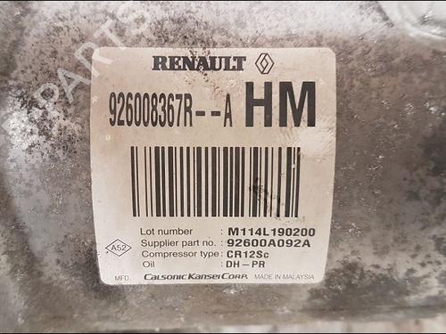 Used AC compressor DACIA DOKKER MPV (KE_) 1.2 TCe (KEM0, KEAY) (115 hp) 14952515