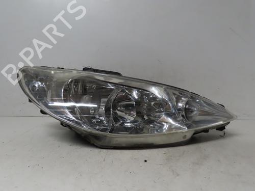 Right headlight PEUGEOT 206 CC (2D) 1.6 16V (2DNFUF, 2DNFUR) | BP29153812C29 