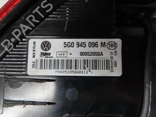 Used Right taillight VW GOLF VII (5G1, BQ1, BE1, BE2) 1.6 TDI (110 hp) 16859776