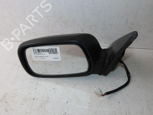 Used Left mirror Left mirror TOYOTA AVENSIS Liftback (_T22_) 2.0 D-4D (CDT220_, CDT220R) (110 hp) 33134662 33134662