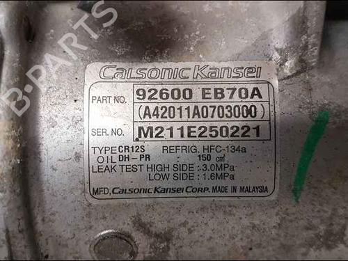AC compressor NISSAN NAVARA NP300 (D40) 2.5 dCi 4WD (D40TT, D40T, D40M, D40BB) | BP37043668M34 - Image 3